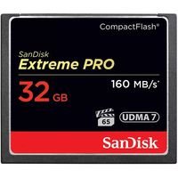 SanDisk 32GB Extreme Pro Compact Flash Karte - 160MB/s