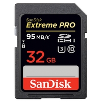SanDisk 32GB Extreme Pro SD Karte (SDHC) - 95MB/s Class 1 UHS