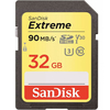 SanDisk 32GB Extreme SDHC V30 Card UHS-I U3 - 90MB/s