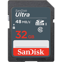 SanDisk 32GB Ultra SD (SDHC) Karte Class10 UHS-I - 48MB/s