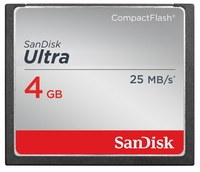 Sandisk 4GB Ultra Compact Flash - 25MB/s