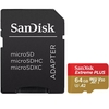 SanDisk 64 GB Extreme Plus A2 Micro SD-Speicherkarte (SDXC) UHS-I U3 + Adapter - 170 MB / s
