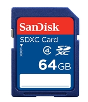 SanDisk 64GB SDXC Karte Class 4 - 15MB/s