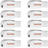 SanDisk 8GB Cruzer Blade USB Stick Weiß - 10er Pack