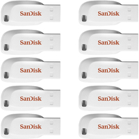 SanDisk 8GB Cruzer Blade USB Stick Weiß - 10er Pack