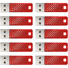 SanDisk 8GB Cruzer Facet USB Stick 10er Pack - Rot