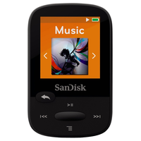 SanDisk Clip Sport 4GB MP3 Player - Schwarz