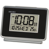 Seiko LCD Doppelalarmkalenderuhr - Schwarz