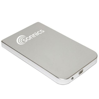 Sonnics 80GB 2, 5 "USB 2.0 tragbares externes Festplattenlaufwerk - Silber