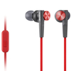 Sony Extra Bass In-Ear Kopfhörer mit In-Line Steuerung - Rot