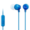 Sony MDR-EX15AP In-Ear Kopfhörer + Mikrofon und Steuerung - Blau