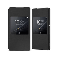 Sony SCR30 Style Cover Hülle für Sony Xperia Z3+ Schwarz