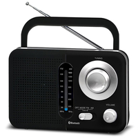 SoundZ BT USB SD AC / DC tragbares Radio - Schwarz