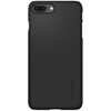 Spigen iPhone 8 Plus Hülle Thin Fit - Schwarz