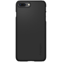 Spigen iPhone 8 Plus Hülle Thin Fit - Schwarz