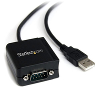 StarTech 1 Port FTDI USB zu Seriell RS232 Adapterkabel mit COM Retention