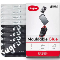 Sugru Formbarer Kleber Schwarz/Weiß - 8 Stück