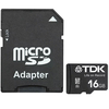 TDK 16GB Micro SD Karte (SDHC) + Adapter - 30MB/s