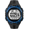 Timex Herren Marathon Uhr mit Resin Strap - Schwarz / Blau