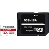 Toshiba 32GB Exceria M302 MicroSDXC Class 10 4K mit SD Adapter - 90/MBs