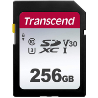 Transcend 256GB 300S V30 SD-Speicherkarte (SDXC) UHS-I U1 - 95 MB / s