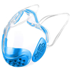 Transparente Gesichtsmaske Schild Anti-Nebel Erwachsene Unisex - Blau