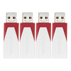 Verbatim 16GB Store n Go Swivel USB 2.0 Laufwerk - Rot - 4er Pack