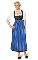 Dirndl AMBER lang 96 cm 1tlg. Schwarz Abb. SC195 royale