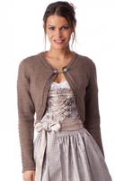 Dirndl Strickjacke Bolero DILL nuss