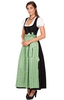Dirndl ZENTA33 lang 96 cm 1tlg. schwarz Knopfleiste SC235 linde