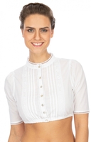 Dirndlbluse B7086 weiss