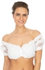 Dirndlbluse B7150 weiss