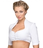 Dirndlbluse B8033 weiss