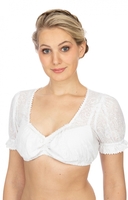 Dirndlbluse B9065 weiss