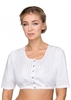 Dirndlbluse Halbarm B7084 weiss