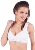 Dirndlbluse MARIANNE Zug ohne Arm weiss