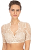 Dirndlbluse Organza B7210 pearl