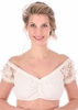 Dirndlbluse SOFERL Organza Ärmel creme