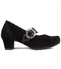 Dirndlpumps D418 Clara Crosta schwarz