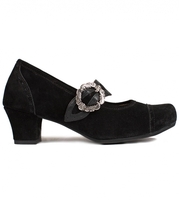 Dirndlpumps D418 Clara Crosta schwarz