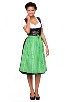 Dirndlschürze midi SC195 Modeldruck kiwi