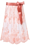 Dirndlschürze SC230 Midi 70cm apricot