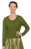 Dirndlstrickjacke Ajour LIZ grün