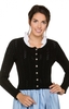 Dirndlstrickjacke Ajour LIZ schwarz