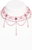 Glasperlencollier 12223 rosa