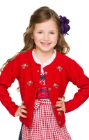 Kinder Strickjacke rot