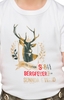 Kinder Trachten T-Shirt JAKO Hirsch weiss