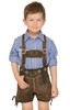 Kinder Trachtenlederhose MAX stein antik