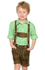 Kinderlederhose H-Träger braunantik