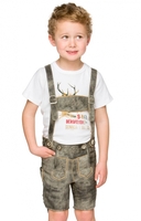 Kinderlederhose kurz milkystone